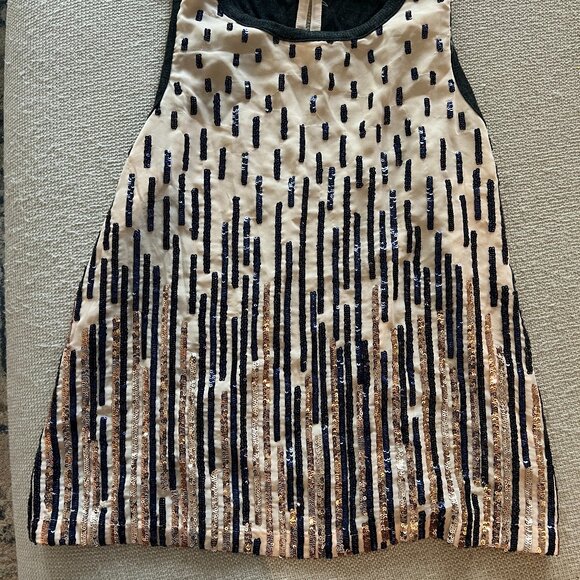 Anthropologie Tiny Sequin Sleeveless Blouse - Picture 2 of 4